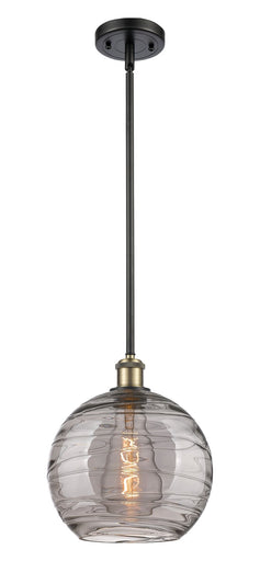 Ballston One Light Mini Pendant Black Antique Brass