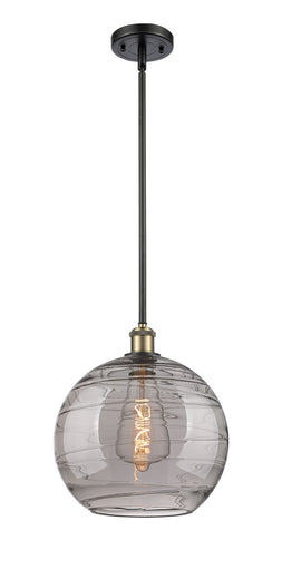 Ballston One Light Mini Pendant Black Antique Brass