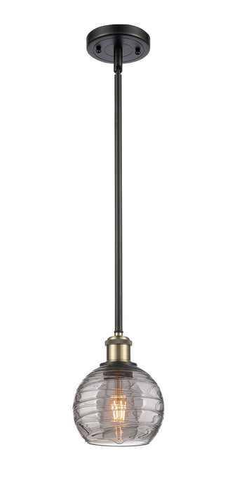 Innovations - 516-1S-BAB-G1213-6SM - One Light Mini Pendant - Ballston - Black Antique Brass