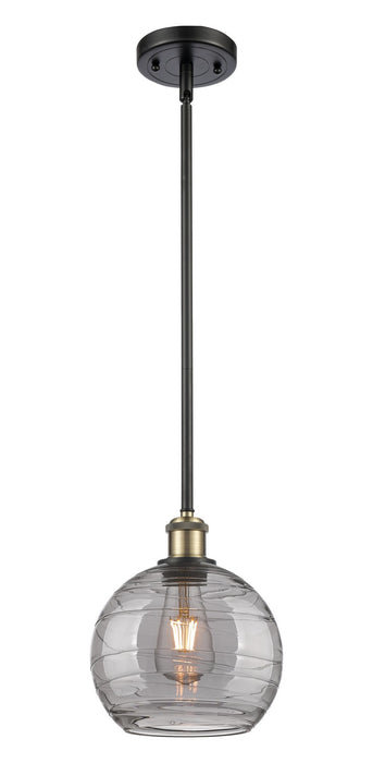Innovations - 516-1S-BAB-G1213-8SM - One Light Mini Pendant - Ballston - Black Antique Brass