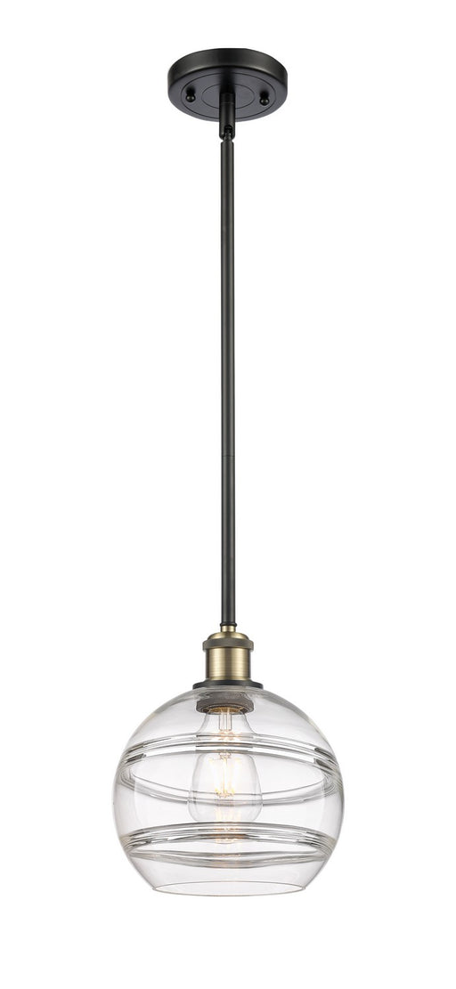 Innovations - 516-1S-BAB-G556-8CL - One Light Mini Pendant - Ballston - Black Antique Brass