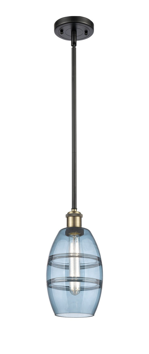 Innovations - 516-1S-BAB-G557-6BL - One Light Mini Pendant - Ballston - Black Antique Brass