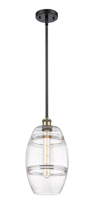 Innovations - 516-1S-BAB-G557-8CL - One Light Mini Pendant - Ballston - Black Antique Brass