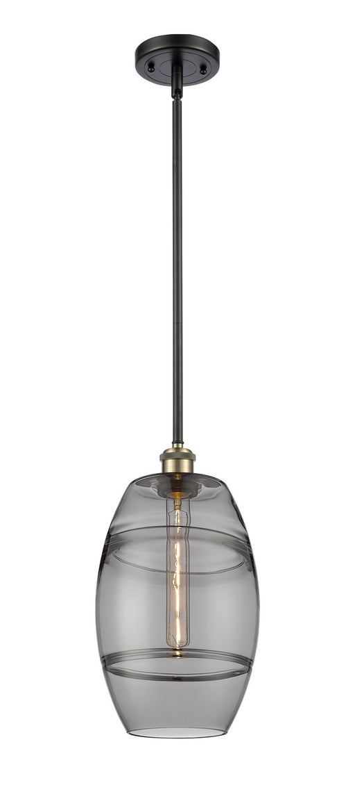 Innovations - 516-1S-BAB-G557-8SM - One Light Mini Pendant - Ballston - Black Antique Brass