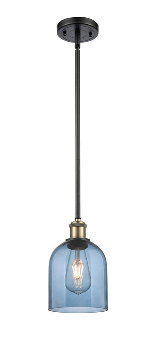 Innovations - 516-1S-BAB-G558-6BL - One Light Mini Pendant - Ballston - Black Antique Brass