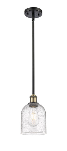 Ballston One Light Mini Pendant Black Antique Brass