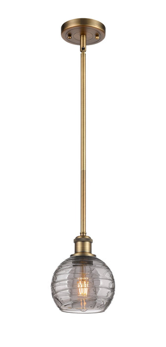 Innovations - 516-1S-BB-G1213-6SM - One Light Mini Pendant - Ballston - Brushed Brass