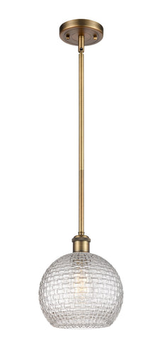 Ballston One Light Mini Pendant Brushed Brass