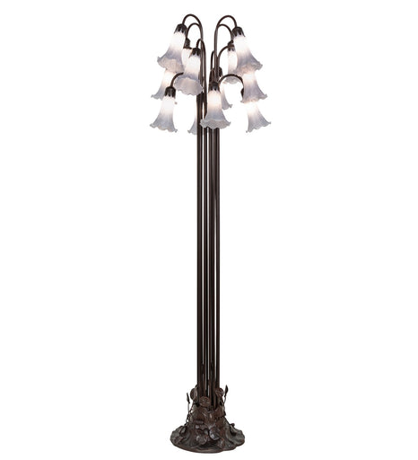Gray 12 Light Floor Lamp