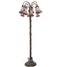 Meyda Tiffany - 262127 - 12 Light Floor Lamp - Stained Glass Pond Lily - Bronze