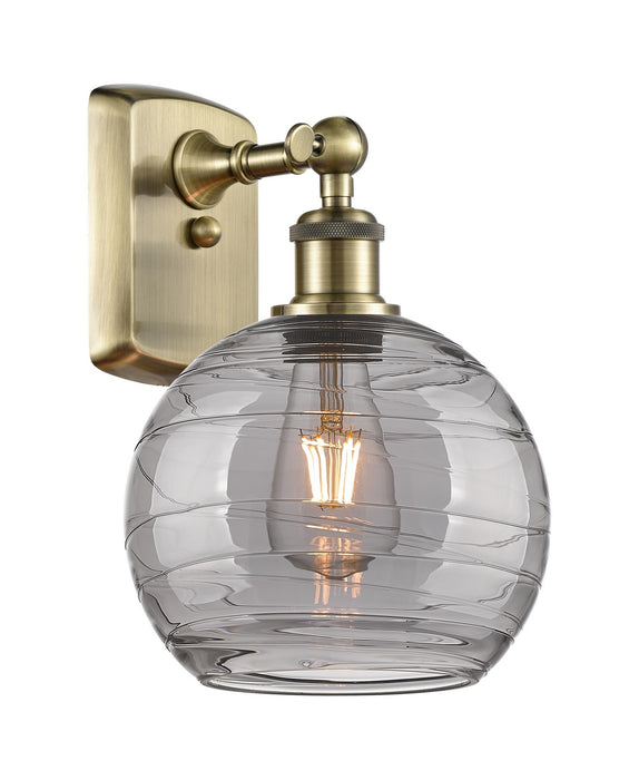 Innovations - 516-1W-AB-G1213-8SM - One Light Wall Sconce - Ballston - Antique Brass