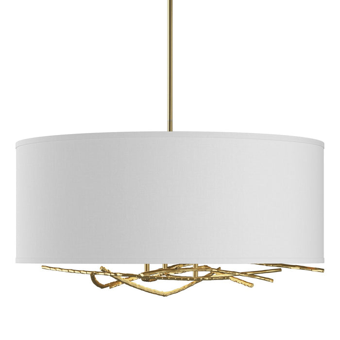 Hubbardton Forge - 137665-SKT-MULT-86-SF2201 - Three Light Pendant - Brindille - Modern Brass
