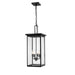 Millennium - 2605-PBK - Four Light Outdoor Hanging Lantern - Barkeley - Powder Coated Black