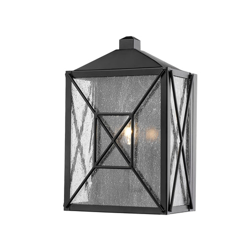 Millennium - 2641-PBK - One Light Outdoor Wall Sconce - Caswell - Powder Coated Black