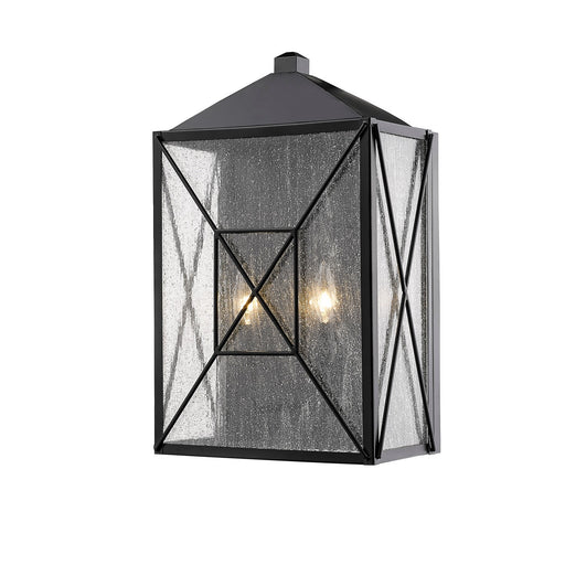 Millennium - 2642-PBK - Two Light Outdoor Wall Sconce - Caswell - Powder Coated Black
