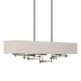 Hubbardton Forge - 137670-SKT-SHRT-07-SE4298 - Four Light Pendant - Cavaletti - Dark Smoke