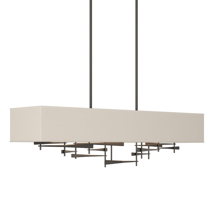 Hubbardton Forge - 137670-SKT-SHRT-14-SE4298 - Four Light Pendant - Cavaletti - Oil Rubbed Bronze