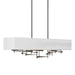 Hubbardton Forge - 137670-SKT-SHRT-14-SF4298 - Four Light Pendant - Cavaletti - Oil Rubbed Bronze