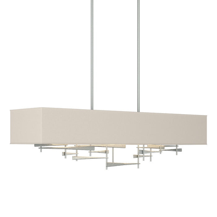 Hubbardton Forge - 137670-SKT-SHRT-82-SE4298 - Four Light Pendant - Cavaletti - Vintage Platinum