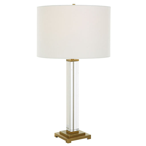 Crystal Column One Light Table Lamp