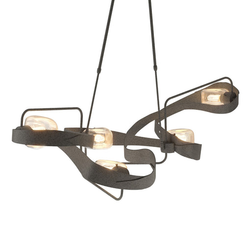 Graffiti Five Light Pendant Natural Iron