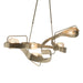 Hubbardton Forge - 137820-SKT-LONG-84-ZM0549 - Five Light Pendant - Graffiti - Soft Gold
