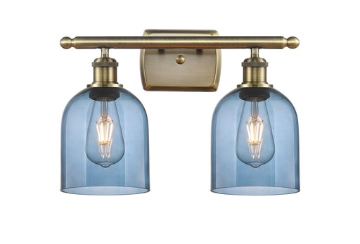 Ballston Two Light Bath Vanity Antique Brass