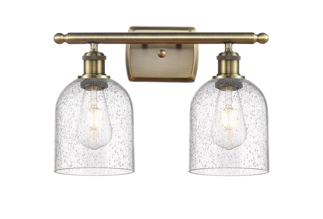 Innovations - 516-2W-AB-G558-6SDY - Two Light Bath Vanity - Ballston - Antique Brass