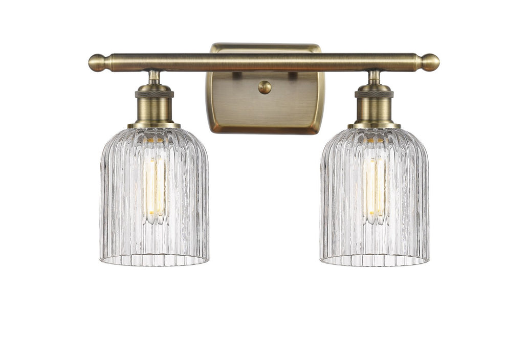 Innovations - 516-2W-AB-G559-5CL - Two Light Bath Vanity - Ballston - Antique Brass