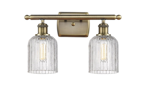 Ballston Two Light Bath Vanity Antique Brass