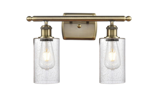Ballston Two Light Bath Vanity Antique Brass