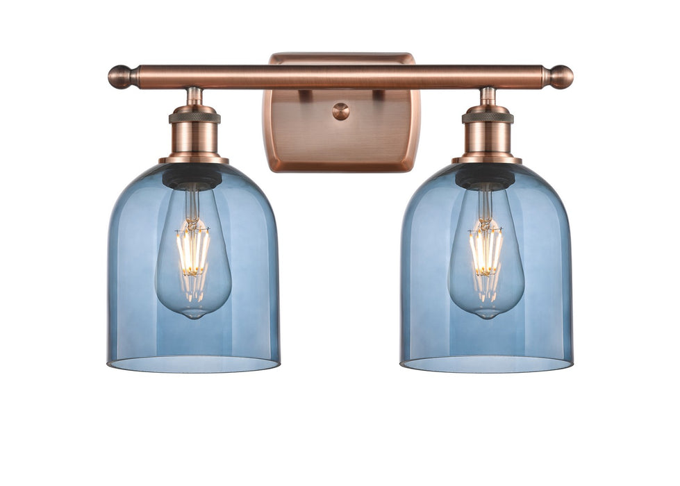 Innovations - 516-2W-AC-G558-6BL - Two Light Bath Vanity - Ballston - Antique Copper