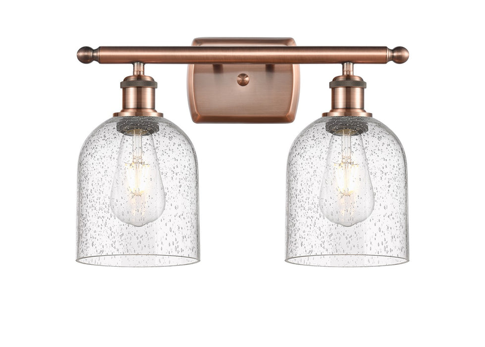 Innovations - 516-2W-AC-G558-6SDY - Two Light Bath Vanity - Ballston - Antique Copper