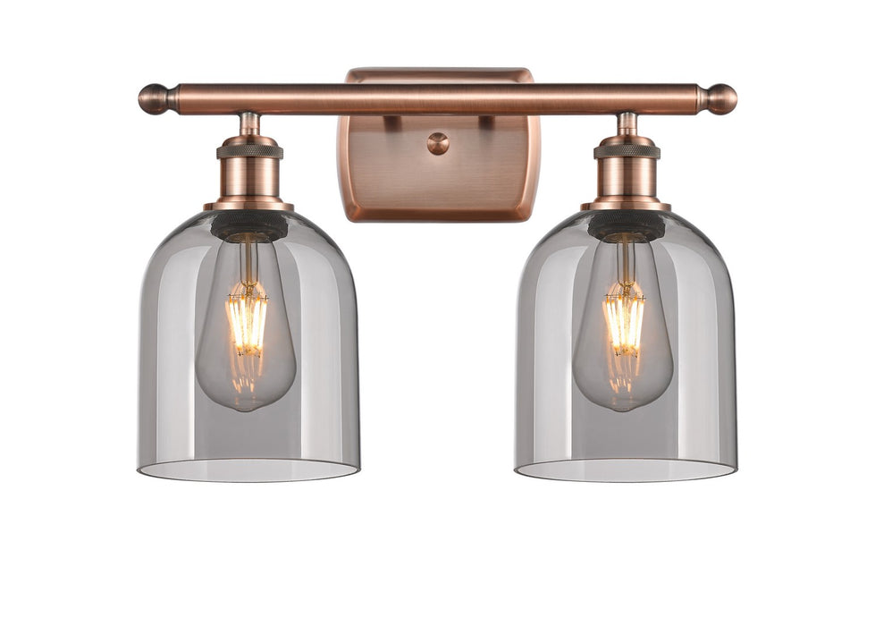 Innovations - 516-2W-AC-G558-6SM - Two Light Bath Vanity - Ballston - Antique Copper