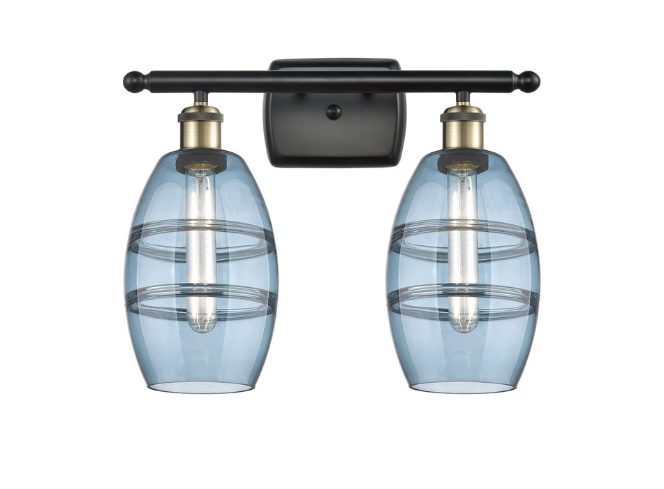 Innovations - 516-2W-BAB-G557-6BL - Two Light Bath Vanity - Ballston - Black Antique Brass