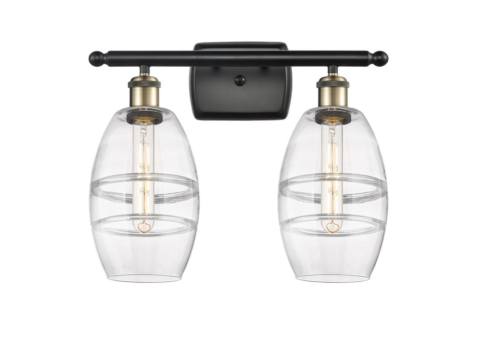 Innovations - 516-2W-BAB-G557-6CL - Two Light Bath Vanity - Ballston - Black Antique Brass