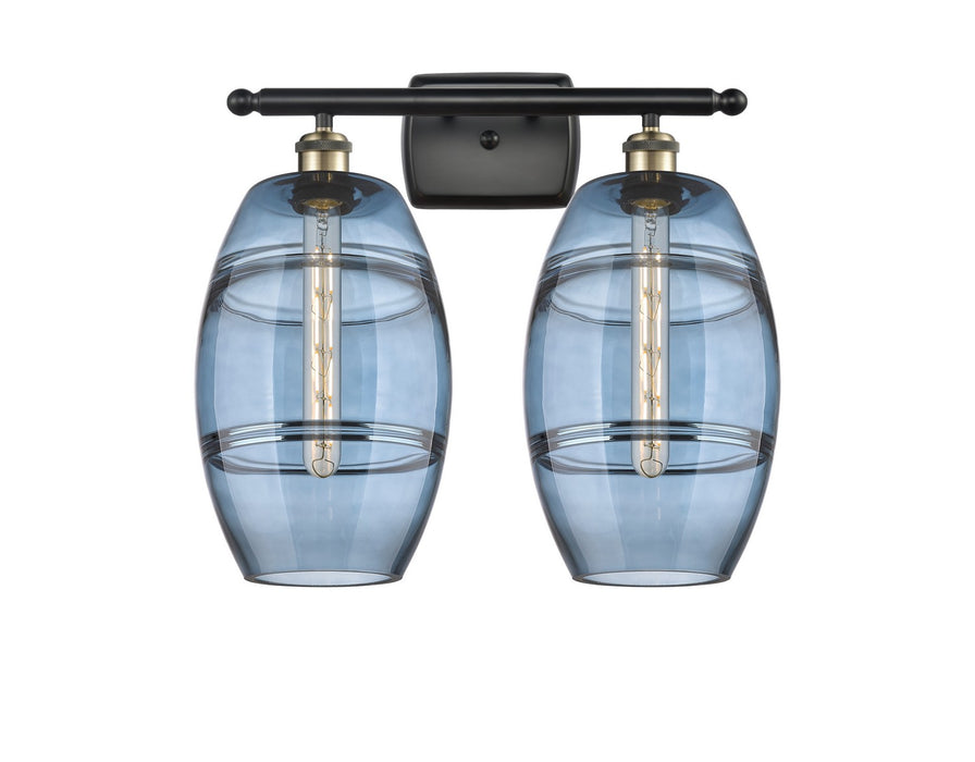 Innovations - 516-2W-BAB-G557-8BL - Two Light Bath Vanity - Ballston - Black Antique Brass