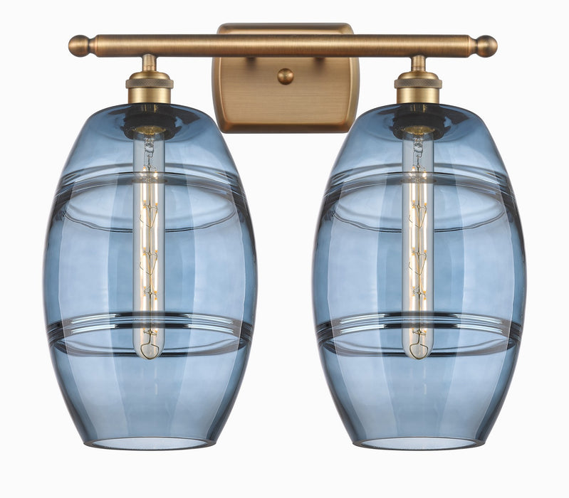 Innovations - 516-2W-BB-G557-8BL - Two Light Bath Vanity - Ballston - Brushed Brass