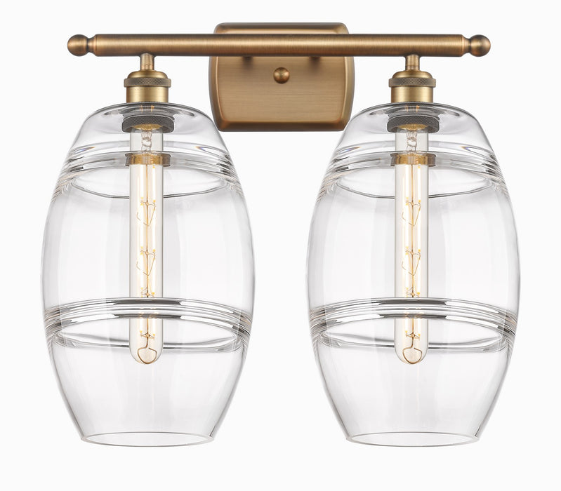 Innovations - 516-2W-BB-G557-8CL - Two Light Bath Vanity - Ballston - Brushed Brass