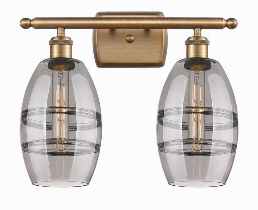 Innovations - 516-2W-BB-G557-6SM - Two Light Bath Vanity - Ballston - Brushed Brass