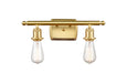 Innovations - 516-2W-SG - Two Light Bath Vanity - Ballston - Satin Gold