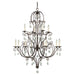 Generation Lighting - F1938/8+4MBZ - 12 Light Chandelier - Chateau - Mocha Bronze