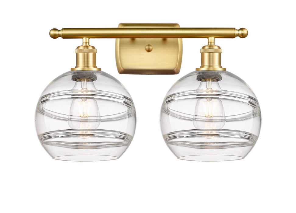 Innovations - 516-2W-SG-G556-8CL - Two Light Bath Vanity - Ballston - Satin Gold