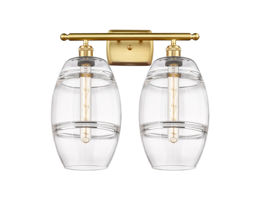 Innovations - 516-2W-SG-G557-8CL - Two Light Bath Vanity - Ballston - Satin Gold