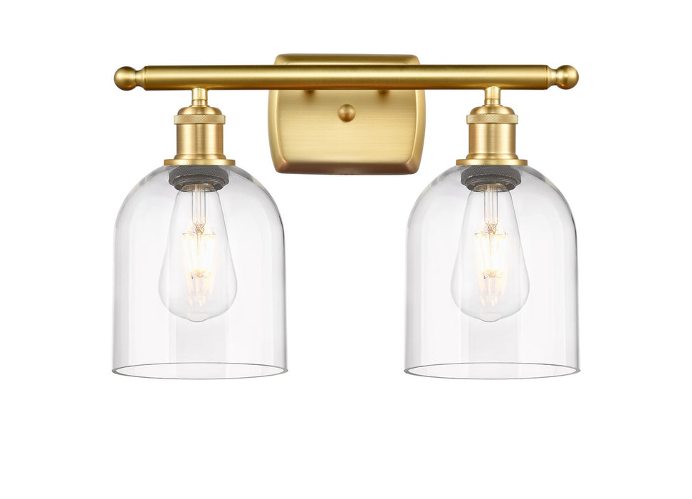 Innovations - 516-2W-SG-G558-6CL - Two Light Bath Vanity - Ballston - Satin Gold