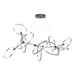 Hubbardton Forge - 138920-SKT-STND-07-82 - Six Light Pendant - Celesse - Dark Smoke