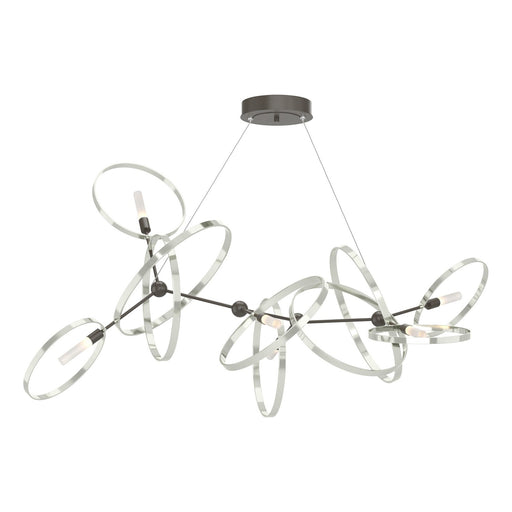 Celesse Six Light Pendant Dark Smoke