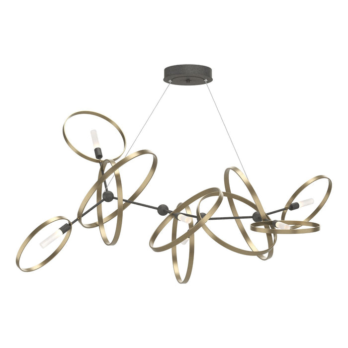 Hubbardton Forge - 138920-SKT-STND-20-84 - Six Light Pendant - Celesse - Natural Iron