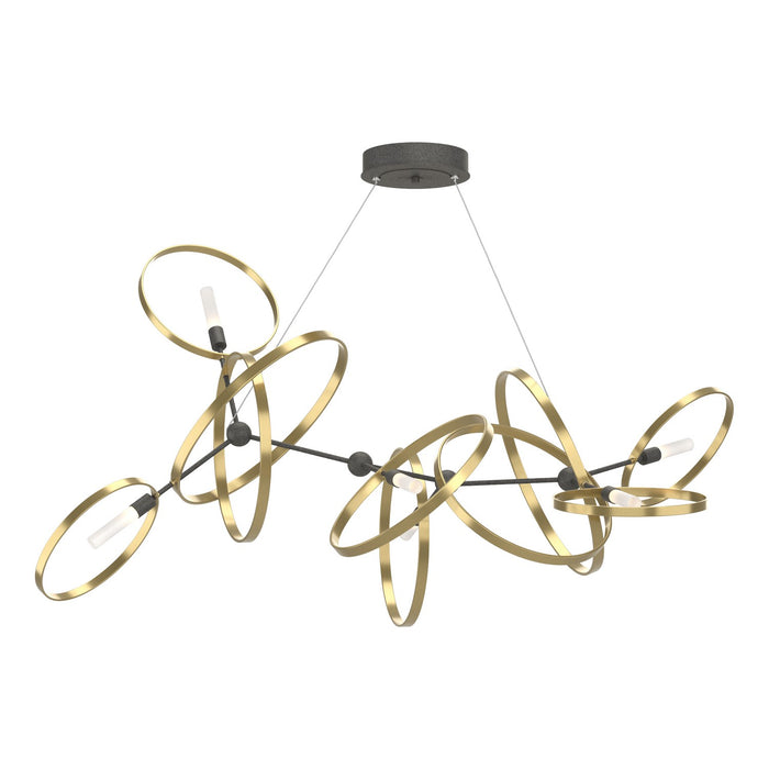 Hubbardton Forge - 138920-SKT-STND-20-86 - Six Light Pendant - Celesse - Natural Iron