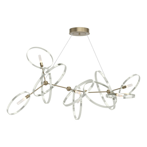 Celesse Six Light Pendant Soft Gold